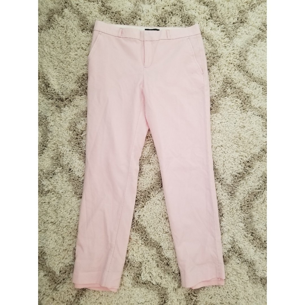 Pink Ryan Cropped Trousers/Slacks